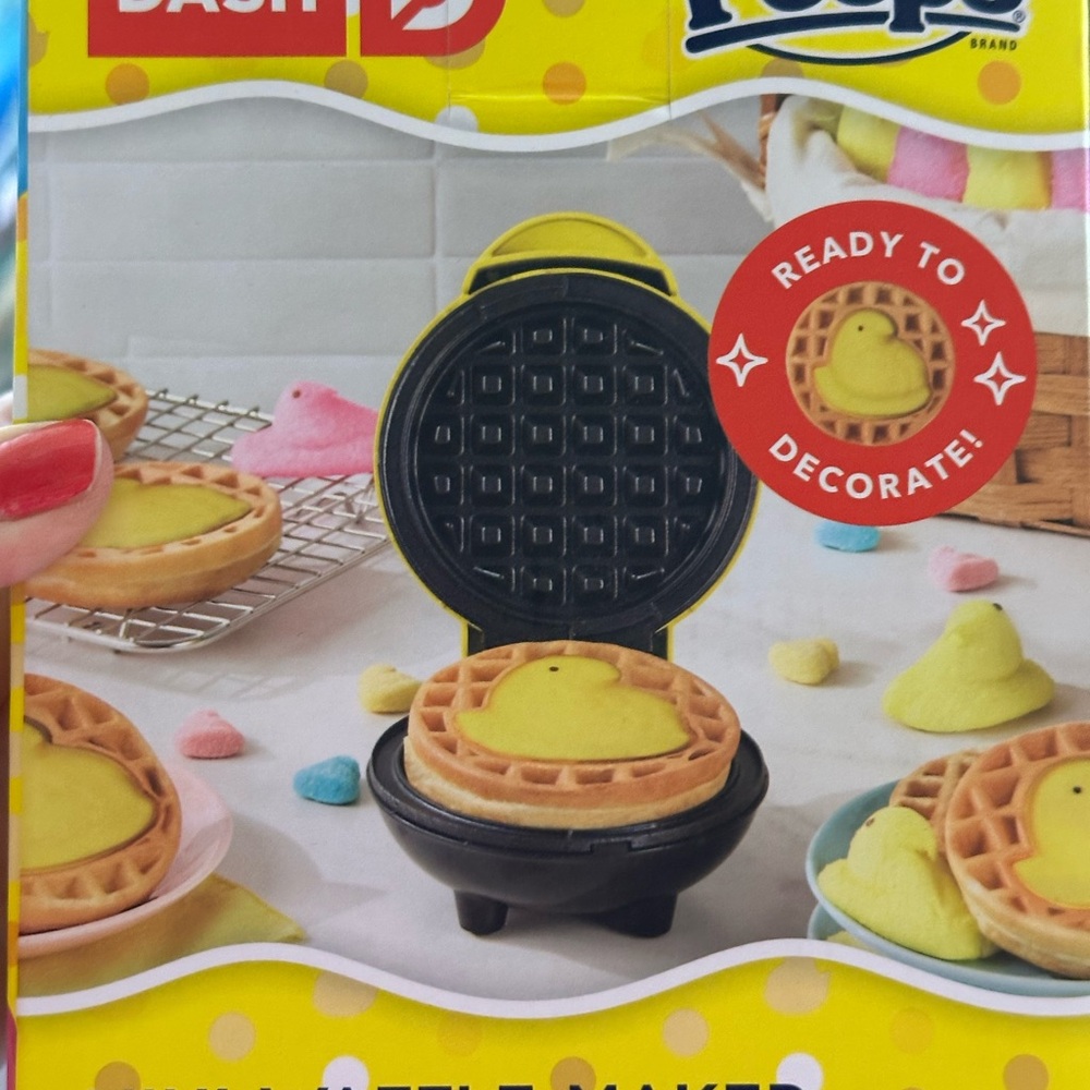 Dash Yellow Peeps Waffle Maker